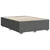 vidaXL Posteljni okvir brez vzmetnice temno siv 140x190 cm blago