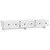 TV ormar s ladicama Bijela visokog sjaja 147 x 34,5 x 30 cm
