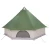 Tipi šator s krovom s pohranom Zelena 400 x 346 x 250 cm taft