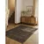 Rjava ročno tkana viskozna preproga 80x150 cm Noemi – Vikosa