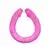 Dildo Double dons, Silikonski, Dvostruki, 45cm, Roze