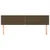 Vidaxl Posteljno vzglavje temno rjava 180x5x78/88 cm blago