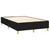 Vidaxl Box spring postelja z vzmetnico črn 120x200 cm blago