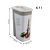 Posoda za brikete 4.1 l Flo – Rotho