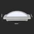 LED spoljašnje zidno svetlo LED/12W/230V 6400K IP65