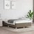 Vidaxl Posteljni okvir brez vzmetnice taupe 120x190 cm blago