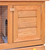 VIDAXL zunanji zajčnik lesena hišica za zajce enojna vrata dve nadstropji