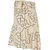Womens viscose Mini Skort soft seagrass flower