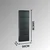 Hanah Home cipelarnik 5 Doors, 50 cm, antracit