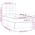 Vidaxl Box spring postelja z vzmetnico LED modra 90x200 cm blago