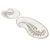 Lessentiel Maison 210FG41115KR Kupatilski otirač, 2 komada, Belo-braon