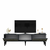 HANAH HOME TV polica Pelin Anthracite Gold