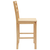 vidaXL Jedilni stoli 2 pcs Naravna 40 x 47,5 x 99,5 cm