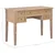 vidaXL Pisalna miza les 109,5x45x77,5 cm rjava