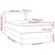 Vidaxl Box spring postelja z vzmetnico krem 100x200 cm blago