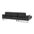Atelier del Sofa Ugaona garnitura Antracit