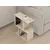 Hanah home Klub sto Zet 45x51,4x17cm Bež
