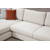 Atelier del Sofa Ugaona garnitura Loop 17 95x85x270cm, Bela