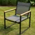 Gardenson Set Vrtnih Stolov Volasi, Antracit, 4 Kos