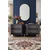 Hanah Home komoda Ilay 180, 180 cm, antracit / srebrna