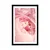 Plakat s paspartujem cvetovi - 60x90 silver