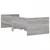 VIDAXL Posteljni okvir s predali siva sonoma 90x200 cm