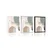 Plakat abstraktne oblike No3 - 40x60 silver