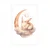 Plakat zasanjani zajček - 40x60 white