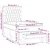 Vidaxl Box spring postelja z vzmetnico krem 90x190 cm blago