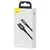 BASEUS Kabel Tungsten Gold USB na Lightning, 2,4 A, 1 m (črn)