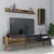 Hanah Home TV komoda sa policama Valensiya, 180 cm, Antracit-orah