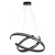 Rabalux Zadie LED luster 70 cm 80 W daljinski upravljač crna 72052