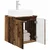 Umivaonik s policom Staro drvo 49,5 x 41 x 62,5 cm