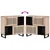 Vidaxl Komoda 80x34x75 cm trden mangov les
