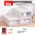 Qingye Mu Set kutija sa fiokama, 6 L, 27.2x18.5x10cm, 3 komada, Beli