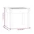 Vidaxl Vrtna klop 50x44x45 cm trden les douglas