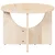 Kava Stol Prirodna 50 x 50 x 35 cm Masivna borovina