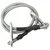 vidaXL 310252 Ropes with Carabiner 4 pcs Rubber