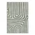 Conceptum Hypnose Tepih CG_108, Pravougaoni, 160 x 230 cm, Sivo-beli