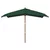 Vrtni suncobran s drvenim stupom zeleni 300 x 300 x 273 cm