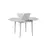 Hanah Home Set Trpezarijski sto i 2 trpezarijske stolice Vina 1005 3 v2, Beli