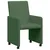 Blagovačke stolice s kotačima 2 pcs Siva zelena 57 x 66 x 94 cm