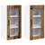 Vidaxl Stenska kuhinjska omarica 2 pcs Star les 40 x 31 x 80 cm