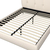 Bessagi Home Oblazinjena Postelja Glaris, Krem Barve, 160x200