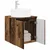 Umivaonik s policom Staro drvo 49,5 x 44,5 x 65 cm