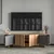 HANAH HOME TV polica Diana Anthracite Walnut