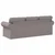 Sofa Sivo-smeđa 215 x 82 x 80 cm tkanina