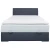 Carryhome POSTELJA Z VZMETNICO 90 cm x 200 cm , tekstil temno modra