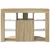 Kotni LED TV ormar Sonoma hrast 100x40x68cm Konstruirano drvo