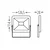XLED 20W LED reflektor 6500K,1620 Lm,IP65,AC220-240V,crni,